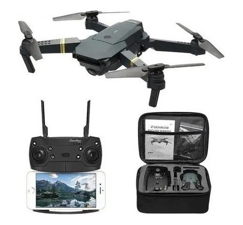 Drone Eachine E58 1080p 8min Original Wifi Fpv +case Nf