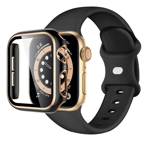 Correa, Cristal Y Funda For Apple Watch Series 8 7 Se 6 5 4