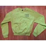 Hermosa Sudadera H&m Edicion Future Neon Crop Xs Original!!