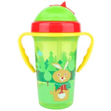 Vaso Antiderrame Con Bombilla Y Manijas Para Bebes Y Niños