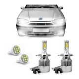 Kit Super Led H4 Palio 96 97 98 99 Farol Alto E Baixo+brinde