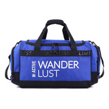 Bolso Wanderlust Viaje Deportivo 33400 Urbano Unisex Color Azul