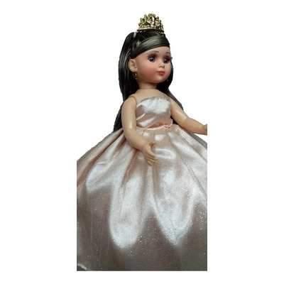 Muñeca Quinceañera Xv 15 Lacio Rosa Melón | Envío gratis