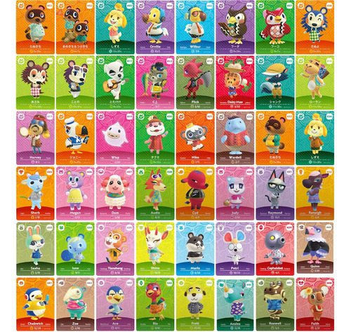 48 Tarjetas Nfc Tarjeta Amiibo De Animal Forest Quinta