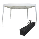 Importway Iwgza-3b0 Tenda Gazebo Articulada 3x3 Barraca Praia Dobrável Sanfonada Cor Branco