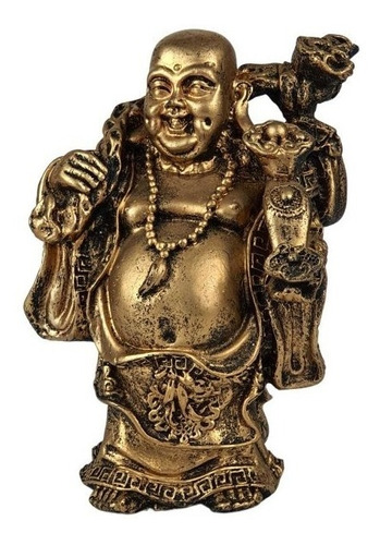 Estatua Buda Da Fortuna Grande, Zen Esotérico, Traz Riqueza 