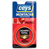 Cinta De Montaje Doble Cara Montack Ceys Xpress2.5m X 19mm Color Rojo