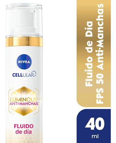 Crema Facial Antimanchas De Día Nivea Luminous630 Fps 50 40 