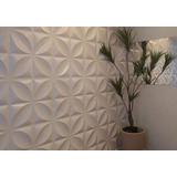 12 Placas Decorativas Em Pvc 3d Branco 50x50 Para Sala Estar