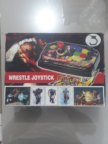 Controle Arcade Ps1 Ps2 Ps3 Pc Na Caixa Wrestle Joystick