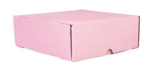 10 Mailbox Caja De Envios Carton Resistente Rosa 20x20x7