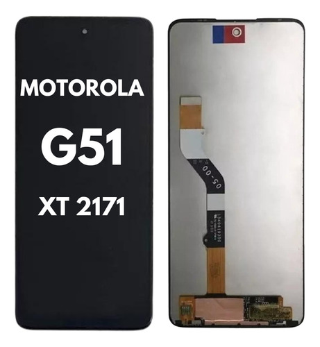 Modulo Display Touch Para Motorola Moto G51 Xt2171 Calid Ori