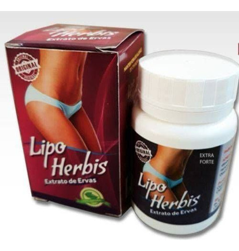 Lipo Herbis Kit 2 Potes Original 40 Capsulas