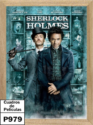 Sherlock Holmes , Cuadro, Cine,  Película Antigua     P979