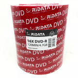 Dvd-r Ridata 4.7 Gb 120 Min  16x   100 Discos Y 100 Sobres