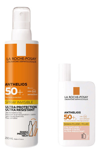 Set Anthelios Shaka Cc +spray Invisible 200ml La Roche Posay