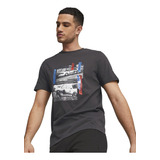 Remera Puma Bmw Mms Car Graphic Hombre Moda Negro