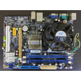 Kit Placa-mãe + Intel + Cooler + Ddr2 + Sata + Pci Express