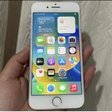 iPhone 8 Blanco Con Funda Transparente Y Vidrio Templado 