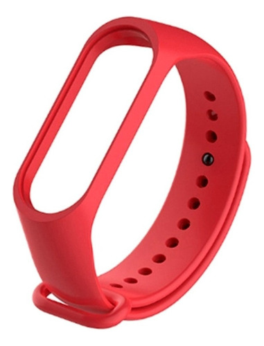 Malla Para Xiaomi Mi Band 5 Pulsera Correa Silicona Colores Color Roja