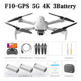 Drone F10 4k Hd Cámara Doble Gps 5g Wifi Fpv 3baterías