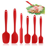 Utensilios Silicona Cocina Palas Espatulas Reposteria 6 Set