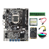 Placa Base Minera B75 Btc Lga1155 8gpu Usb3.0 A Pcie+g1620