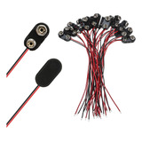 Senzeal Conector De Clip De Bateria De 9 V, Adaptador De Bat