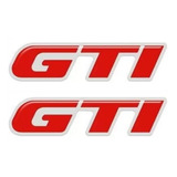 Par Adesivos Emblema Gti Resinado Golf 2.0 Gti 