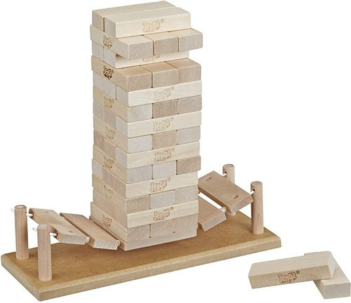 Juego De Mesa Jenga Bridge Hasbro 42 Bloques Madera Puente