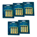 Combo De 5 Blister - 20 Pilas Aa Recargables Scp 2700 Mah