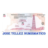 Ec# 370r Bono Mendoza 5 Pesos Reposicion Unc Palermo