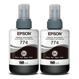 Kit 2 Tintas 774 Negra Para Epson M100 M105 M200 M205 