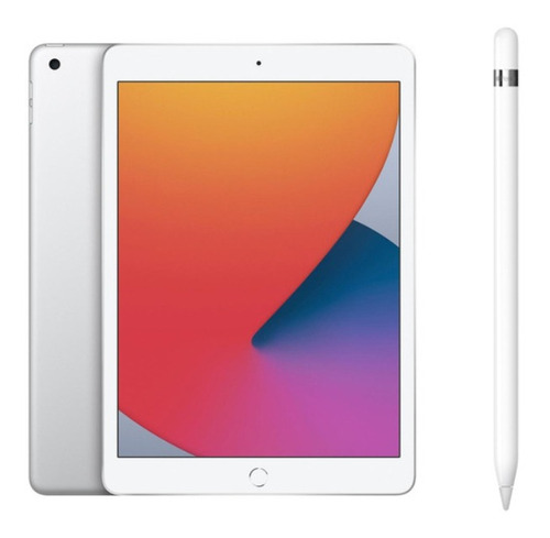 Apple iPad 32gb Tela 10.2' Wifi Prateado + Apple Pencil