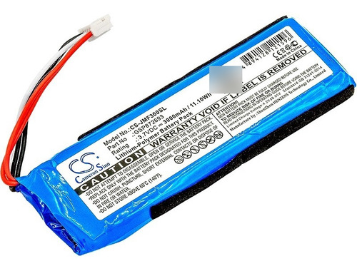 Bateria Compatível  Com Jbl Flip 3 Flip3 Flip-3 Caixa Som
