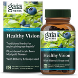 Gaia Herbs | Visión Saludable I Salud Ocular I 60 Fitocaps