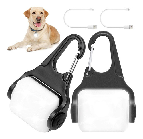 Luces Perros Caminar De Noche  Clip Usb Recargable Coll...