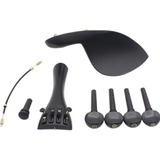 Kit De Afinador Fino Chin Rest Tuning Cordal Chin Violín 4/4