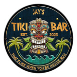 #773 - Cuadro Decorativo - Tiki Surf Bar Playa Mar No Chapa