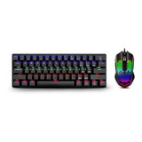 Combo Gamer T-dagger Main Force Black: Teclado 60% + Mouse