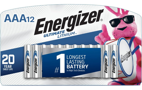 Pilas De Litio Energizer Ultimate Aaa 12pzs