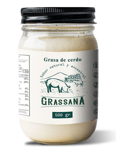 Grasa-manteca De Cerdo 500ml