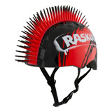 Raskullz Hawk Mohawk Casco De Bicicleta Negro, Niño 5+