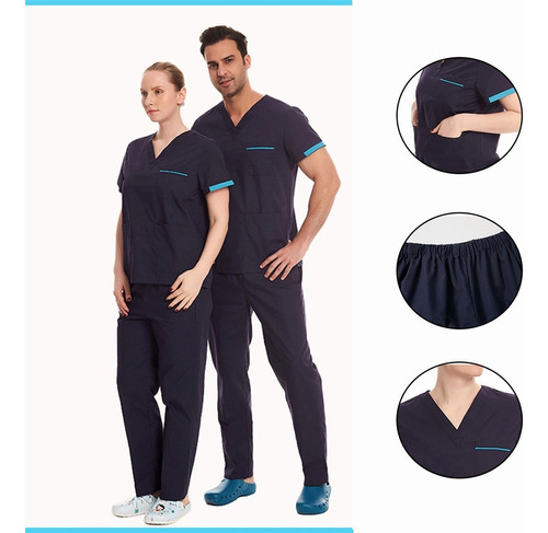 Pijama Quirurgica Hombre Pijama Jogger De Traje Médico