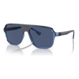 Dolce & Gabbana Dg6134 Gafas De Sol Para Hombre Azul Transpa