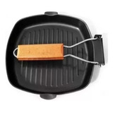 Plancha Sartén Grill Antiadherente Cuadrada 24cm