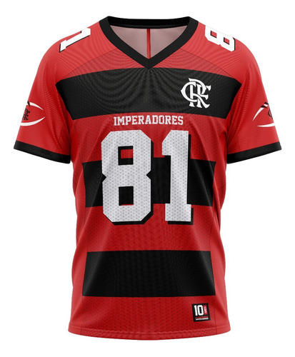 Camisa Flamengo Imperadores 81 Vermelho E Preto Oficial
