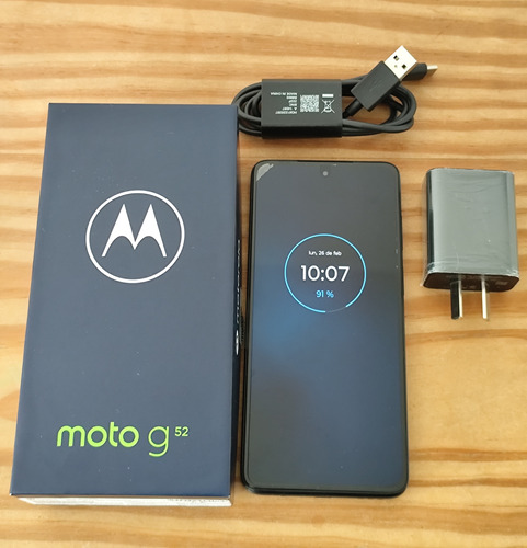 Celular Motorola Moto G52 128gb Liberado Color Negro