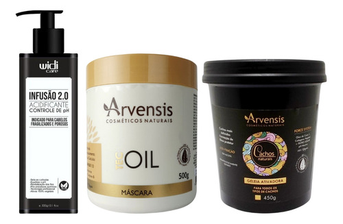 Kit Widi Care Acidificante Masc Tec Oil Geleia Alta Arvensis