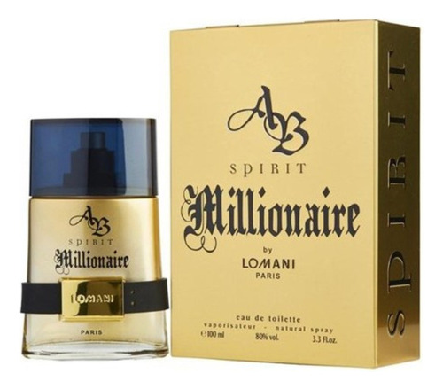 Perfume Lomani Spirit Millionaire Edt Masculino 100ml Lacrado Original Homem